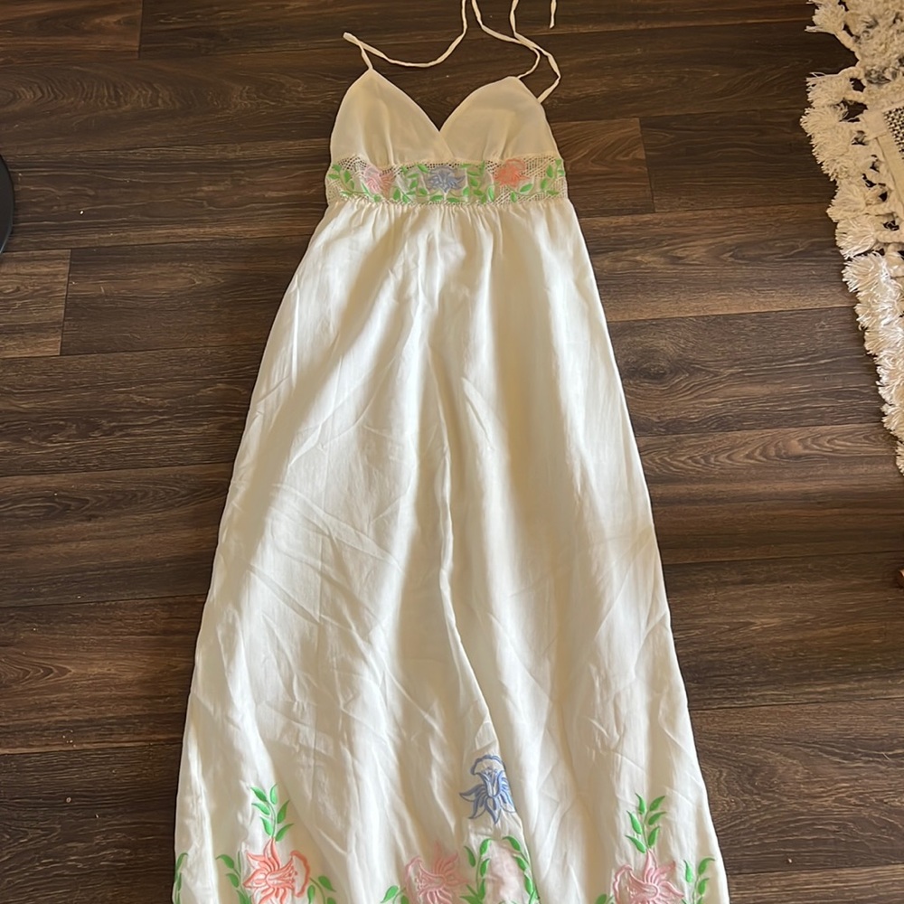 Maxi Dress with Flowers